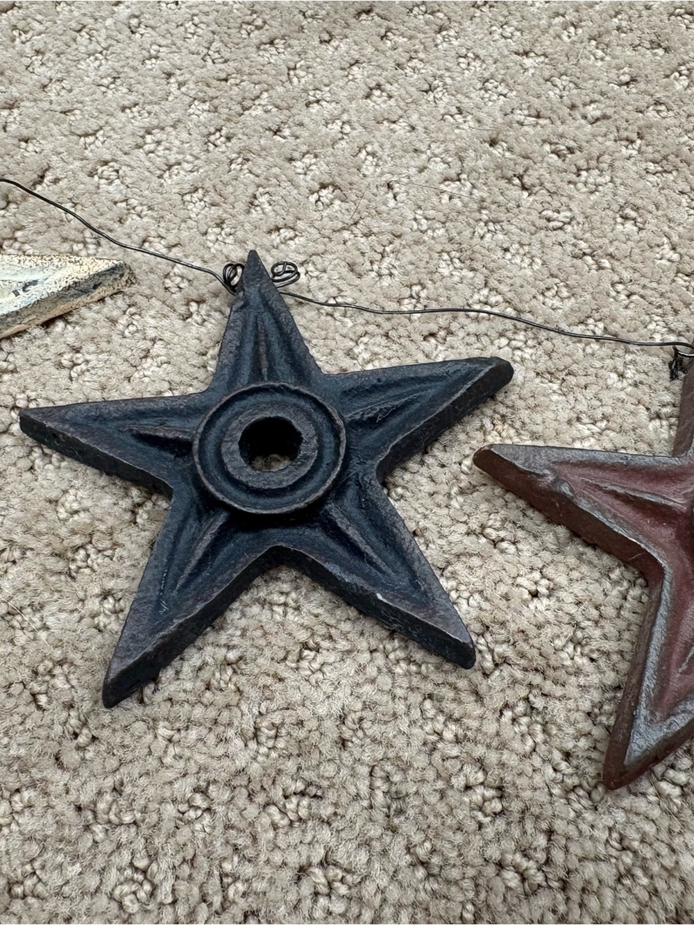 Rustic Star Garland and USA Shelf Sitters - Picture 3 of 12
